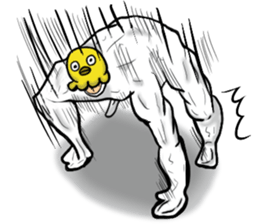 Bird mask sticker #13801923