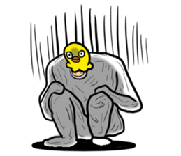 Bird mask sticker #13801926