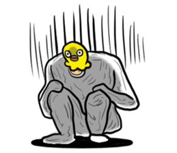 Bird mask sticker #13801926