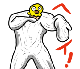 Bird mask sticker #13801927