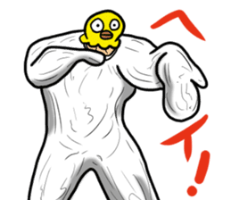 Bird mask sticker #13801927