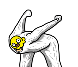 Bird mask sticker #13801930