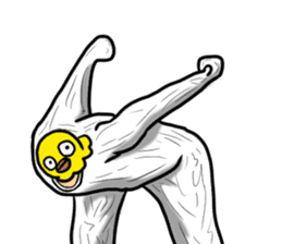 Bird mask sticker #13801930