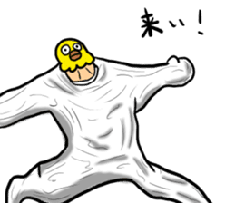 Bird mask sticker #13801931