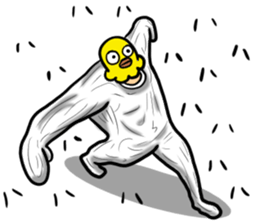 Bird mask sticker #13801935