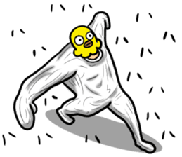 Bird mask sticker #13801935