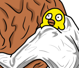 Bird mask sticker #13801936