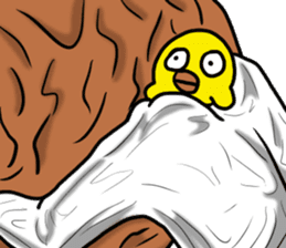 Bird mask sticker #13801936