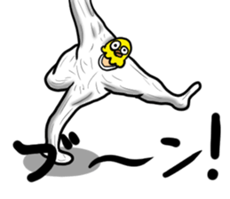 Bird mask sticker #13801937
