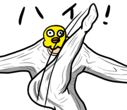 Bird mask sticker #13801939