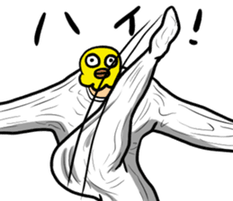 Bird mask sticker #13801939