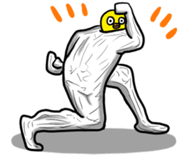 Bird mask sticker #13801942