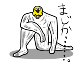 Bird mask sticker #13801944