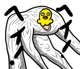 Bird mask sticker #13801946