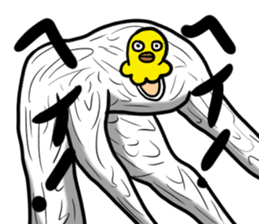 Bird mask sticker #13801946