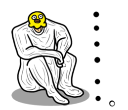 Bird mask sticker #13801947