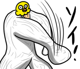 Bird mask sticker #13801955