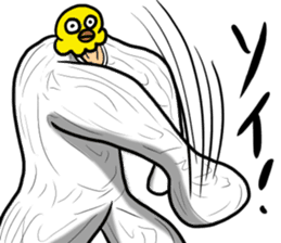 Bird mask sticker #13801955