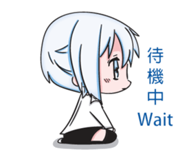 Secretary girl sticker #13802047