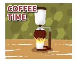 Bird's coffee shop sticker #13802533