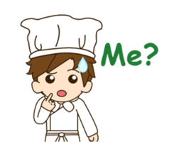 Mr. chef animated 2 sticker #13802815