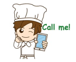 Mr. chef animated 2 sticker #13802819