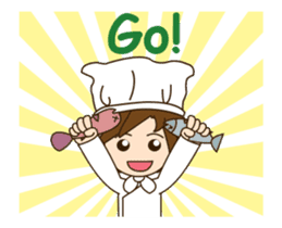 Mr. chef animated 2 sticker #13802824