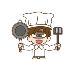 Mr. chef animated 2 sticker #13802826