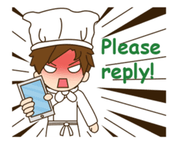 Mr. chef animated 2 sticker #13802835