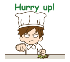 Mr. chef animated 2 sticker #13802836