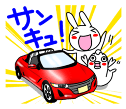 I like a red convertible. sticker #13802840