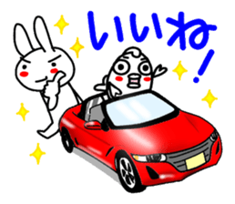 I like a red convertible. sticker #13802841