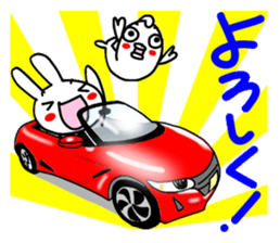 I like a red convertible. sticker #13802843