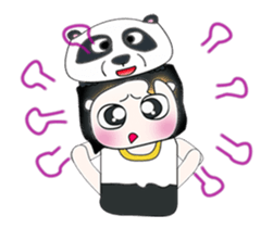 Mr. Dororo. Love Panda.^__^ sticker #13802884