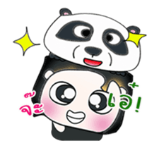 Mr. Dororo. Love Panda.^__^ sticker #13802896