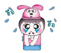 Hello! My name is Kotaro. I love rabbit! sticker #13802987