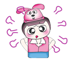 Hello! My name is Kotaro. I love rabbit! sticker #13802988