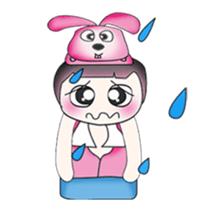 Hello! My name is Kotaro. I love rabbit! sticker #13802993