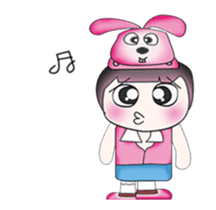 Hello! My name is Kotaro. I love rabbit! sticker #13802997