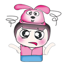 Hello! My name is Kotaro. I love rabbit! sticker #13802999