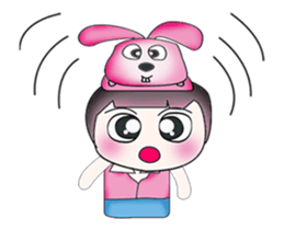 Hello! My name is Kotaro. I love rabbit! sticker #13803002