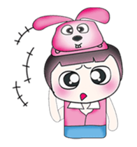 Hello! My name is Kotaro. I love rabbit! sticker #13803003