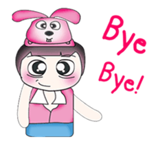 Hello! My name is Kotaro. I love rabbit! sticker #13803004