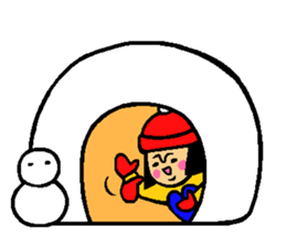 The sticker which is helpful in winter sticker #13803041