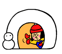 The sticker which is helpful in winter sticker #13803041