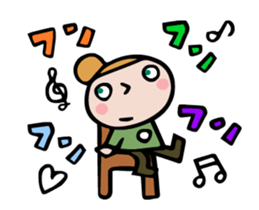 an pon tun (animation) 5 sticker #13803115