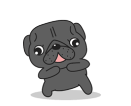 Kuro Pug Animated 2! sticker #13803187