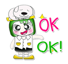 Hi! My name is Masanori. ^_^ love dog. sticker #13803198