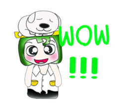 Hi! My name is Masanori. ^_^ love dog. sticker #13803199