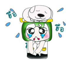 Hi! My name is Masanori. ^_^ love dog. sticker #13803203